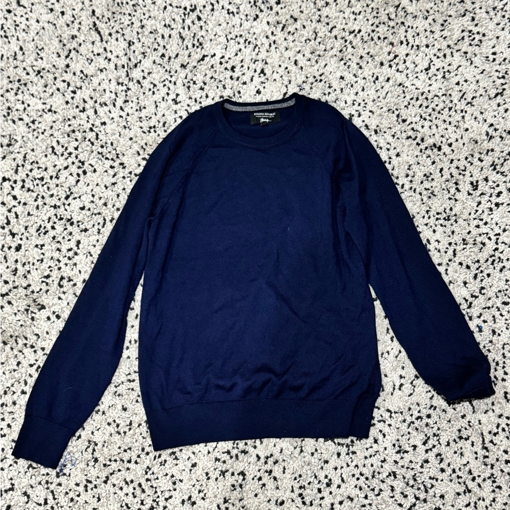 Banana Republic Blue Crewneck Sweater
